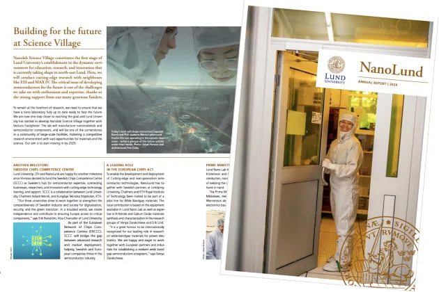 Faksimil of the annual report.