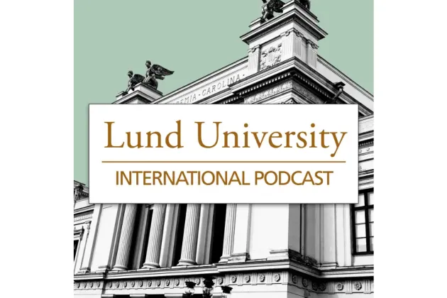 Illustration to the Lund University international podcast.